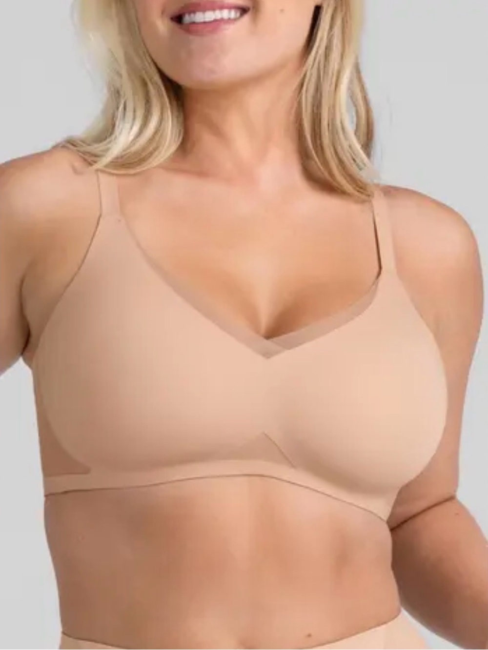 Honeylove Smooth Wire-Free Bra in Nude Beige